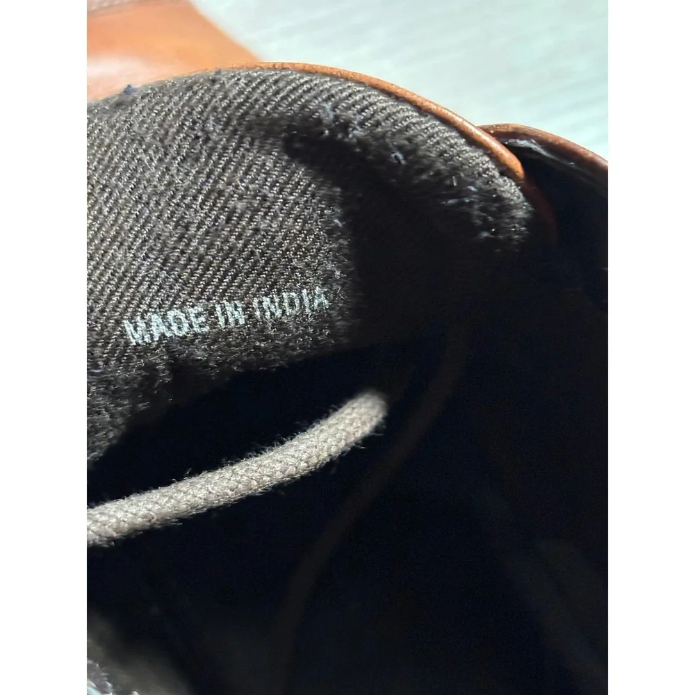 Steve Madden Mens 13 Kirve Brown Leather Cap Toe Chukka Boots Heritage Business